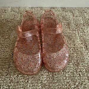 Glittery Old Navy Jellies Pink Kids Shoes